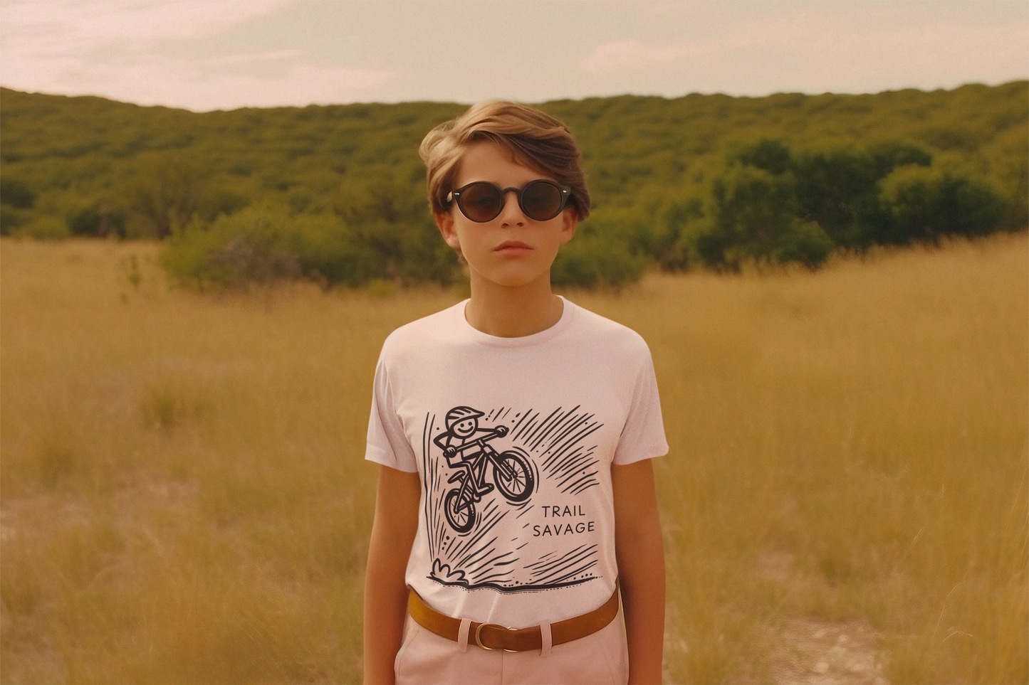 Comic Biker Trail Savage T-Shirt Kids