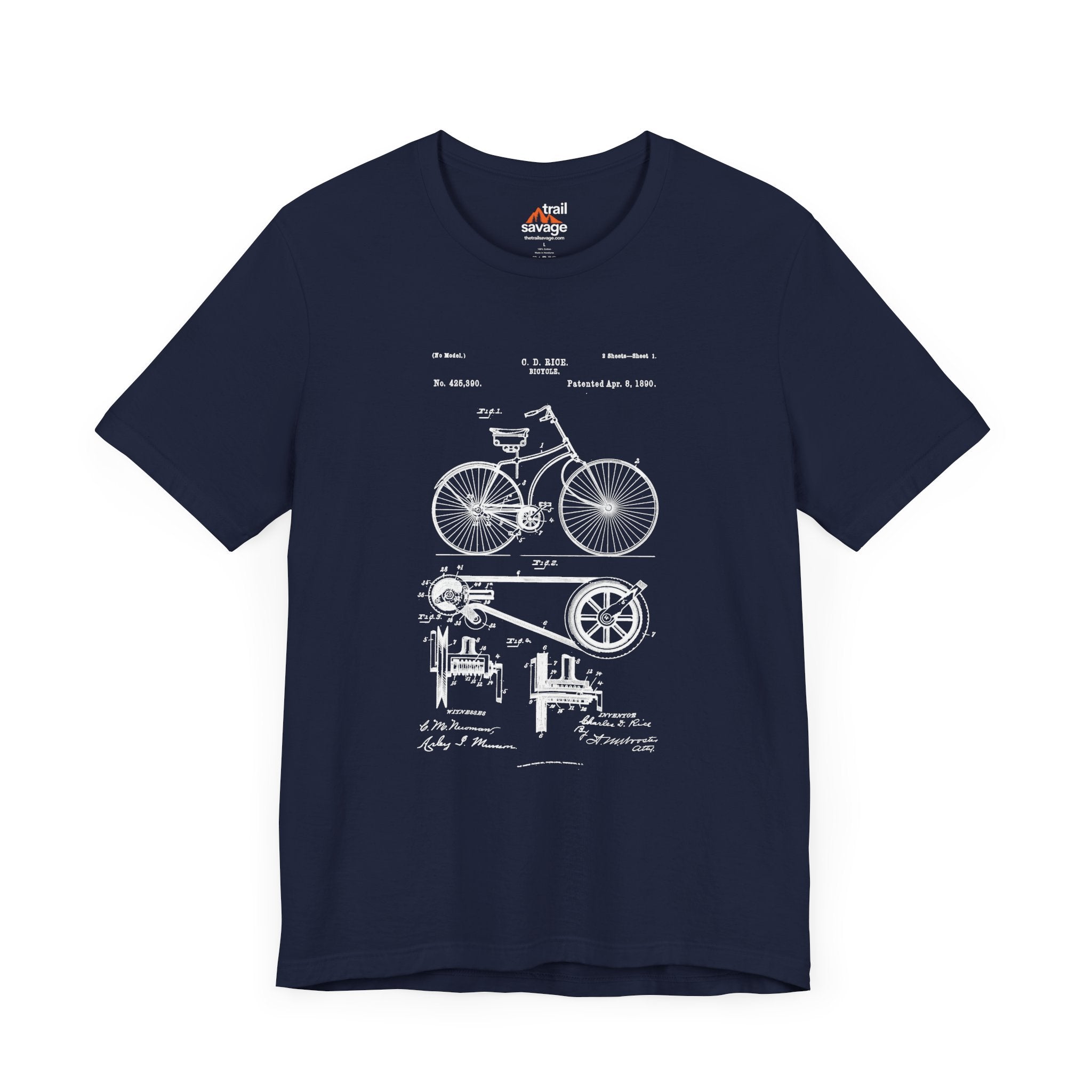 Bicycle Patent T-Shirt