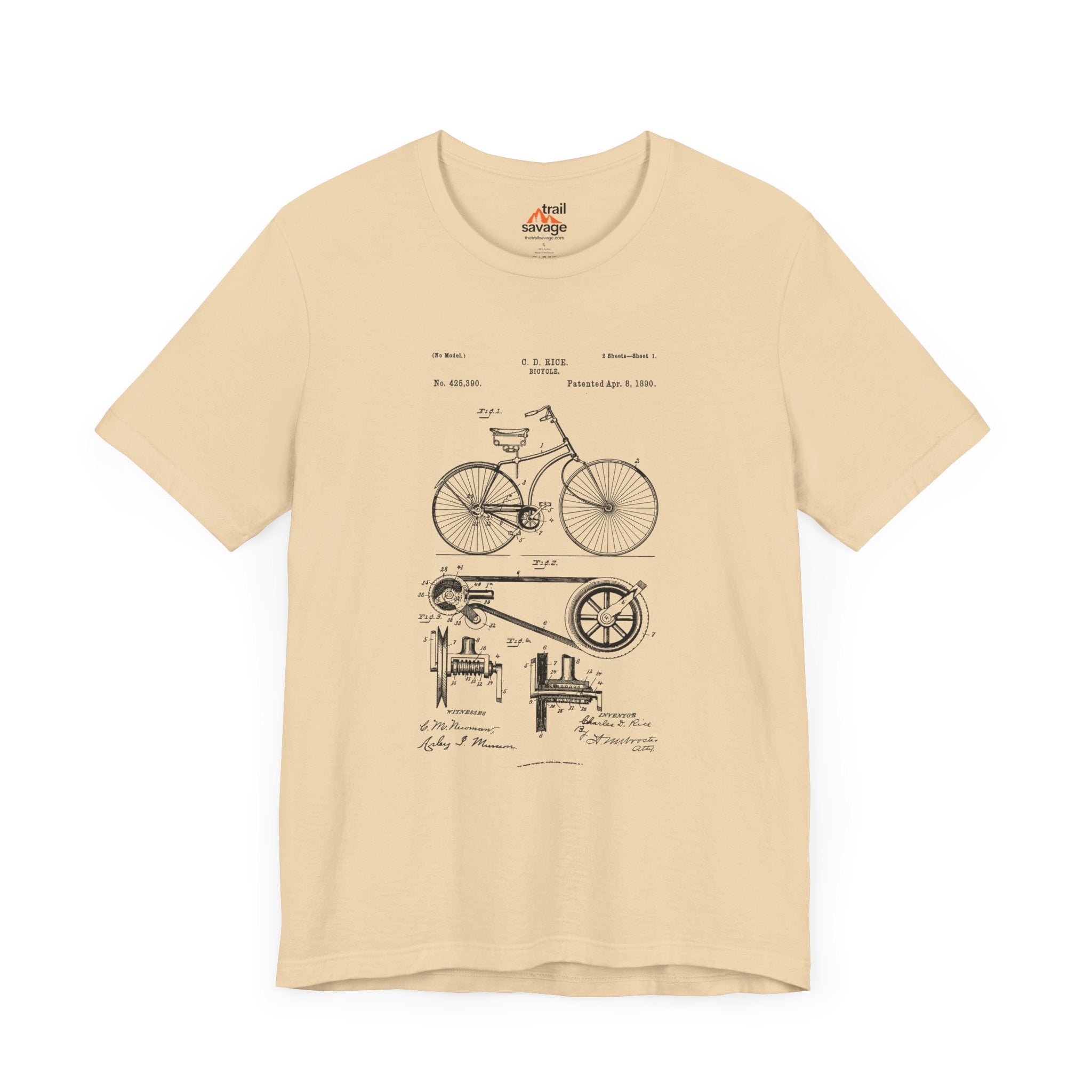 Bicycle Patent T-Shirt