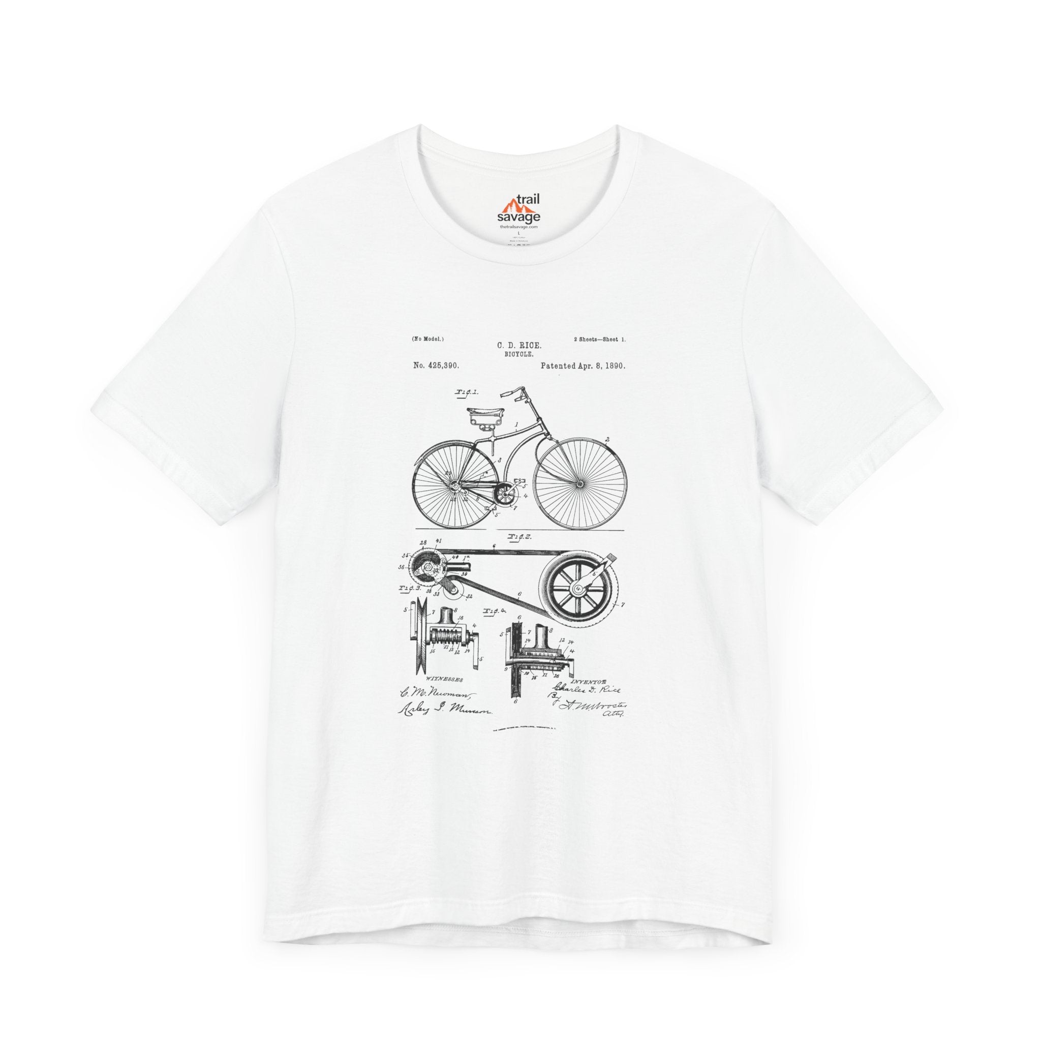 Bicycle Patent T-Shirt