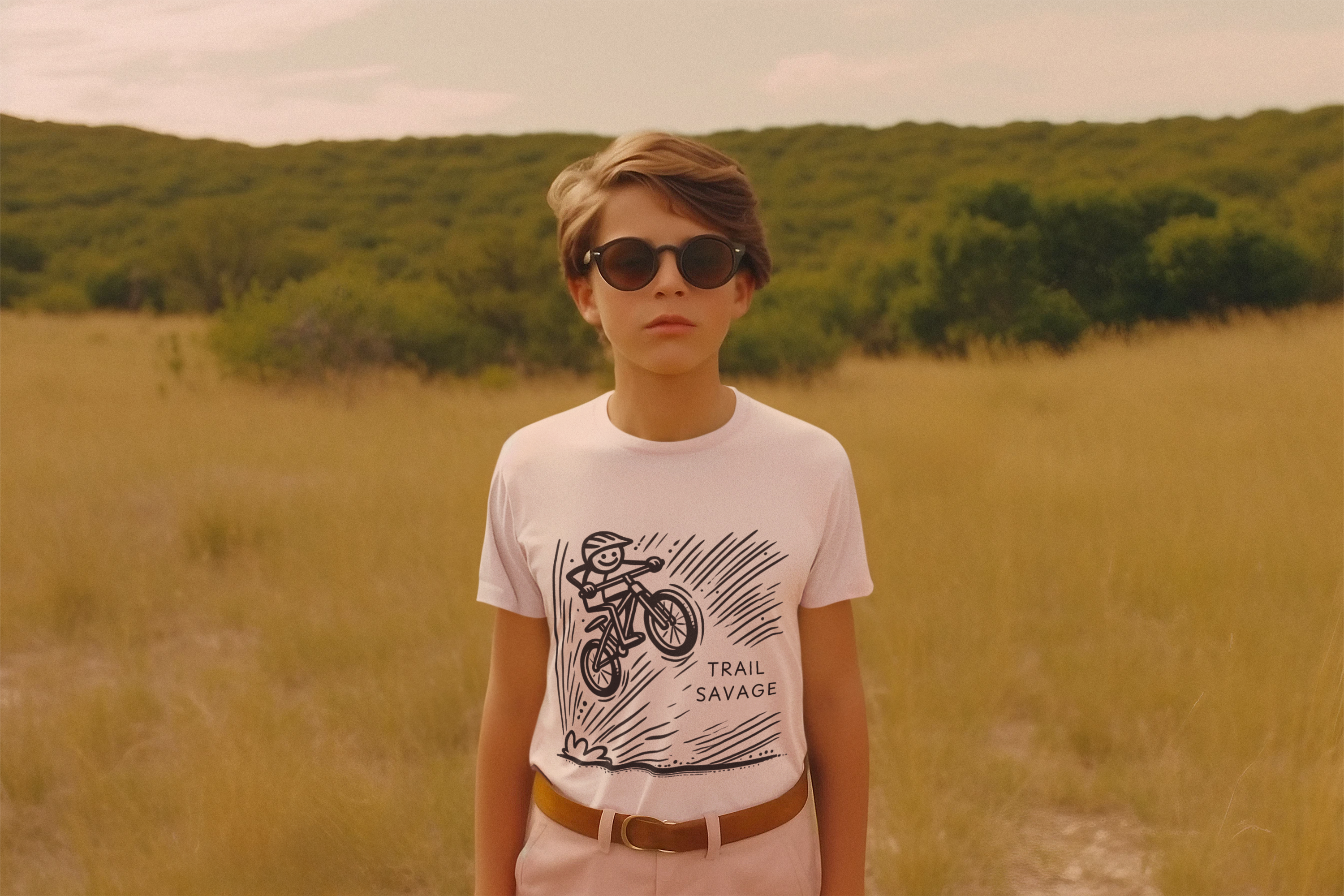 Comic Biker Trail Savage T-Shirt Kids