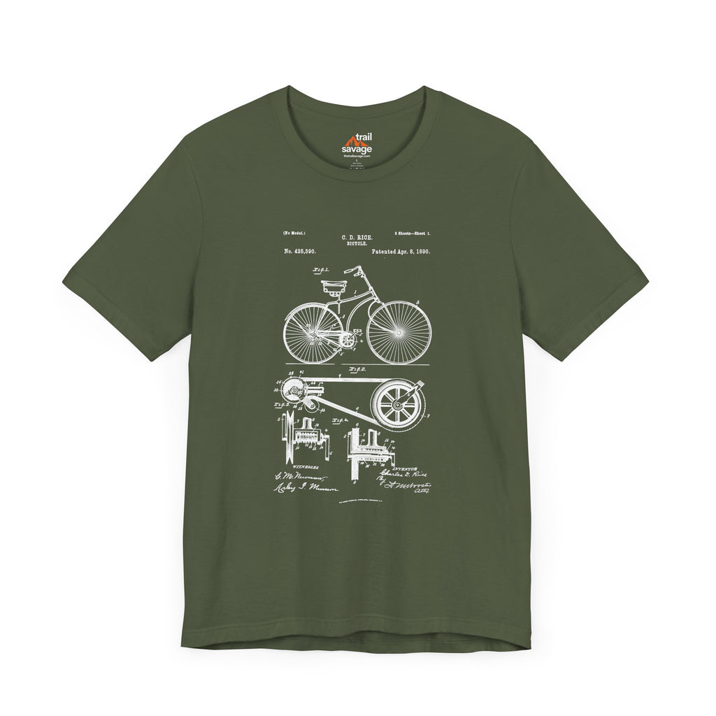 Bicycle Patent T-Shirt