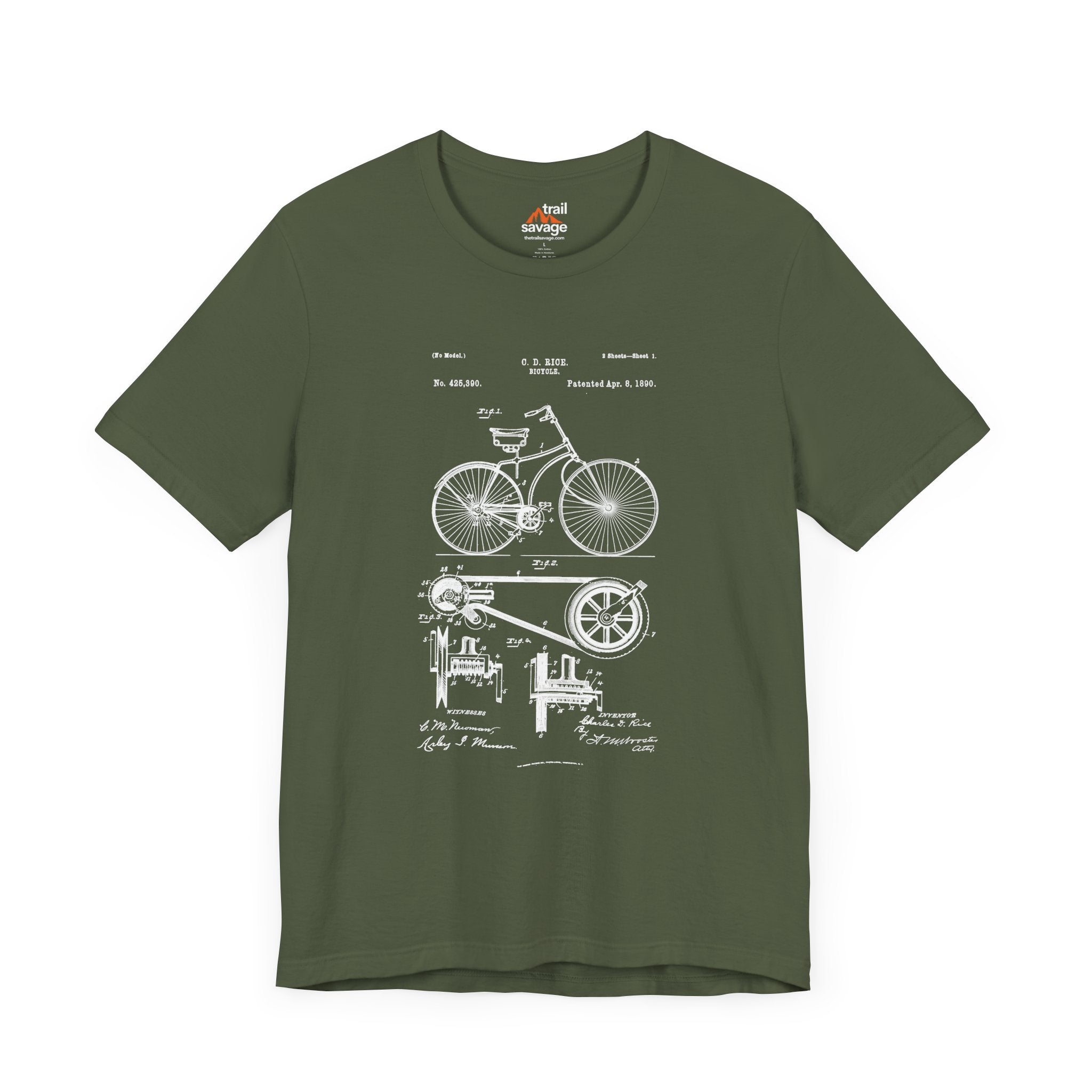Bicycle Patent T-Shirt