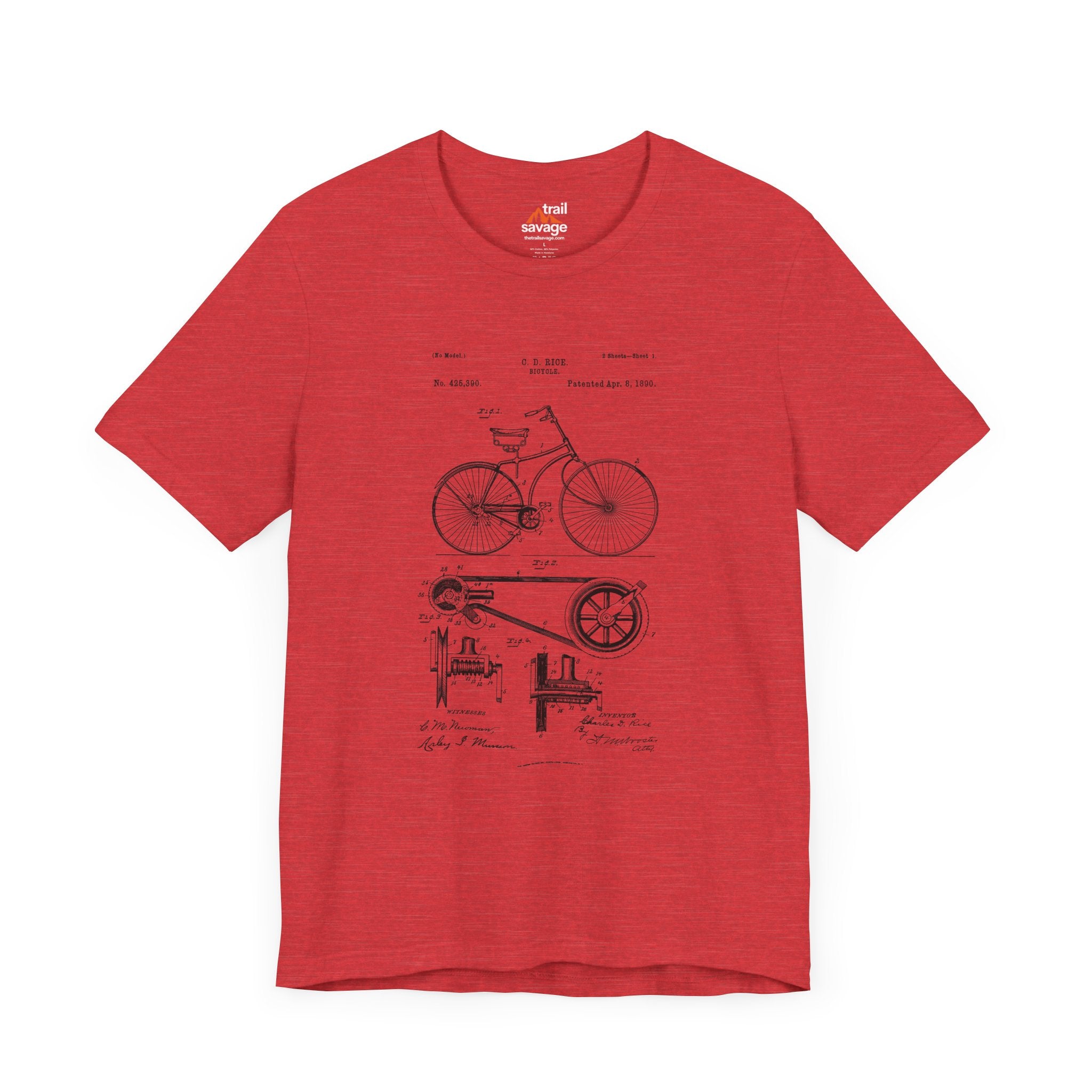 Bicycle Patent T-Shirt