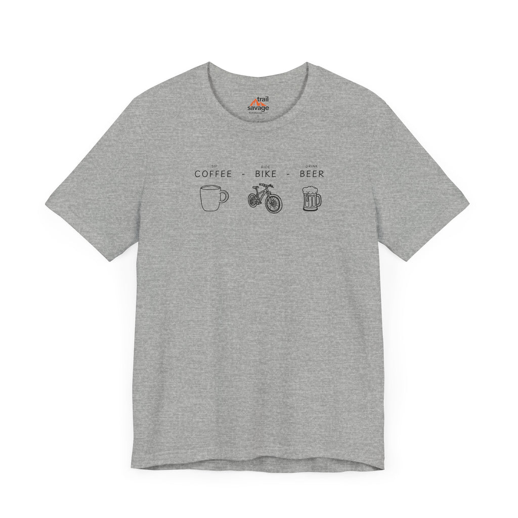 Coffee, Bike, Beer T-Shirt