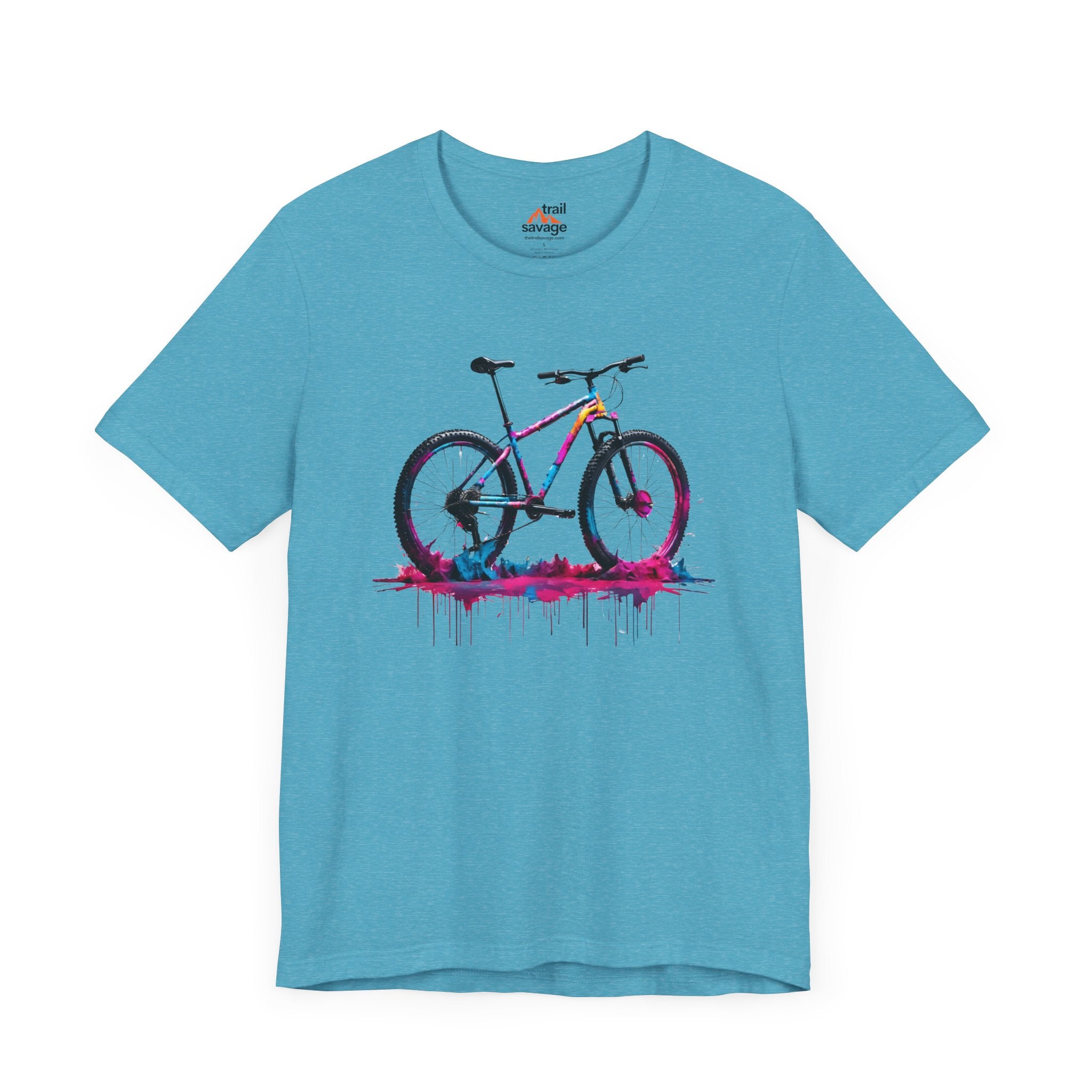 Color Drip Bike T-Shirt