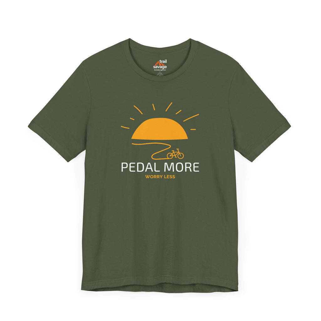 Pedal More Worry Less T-Shirt