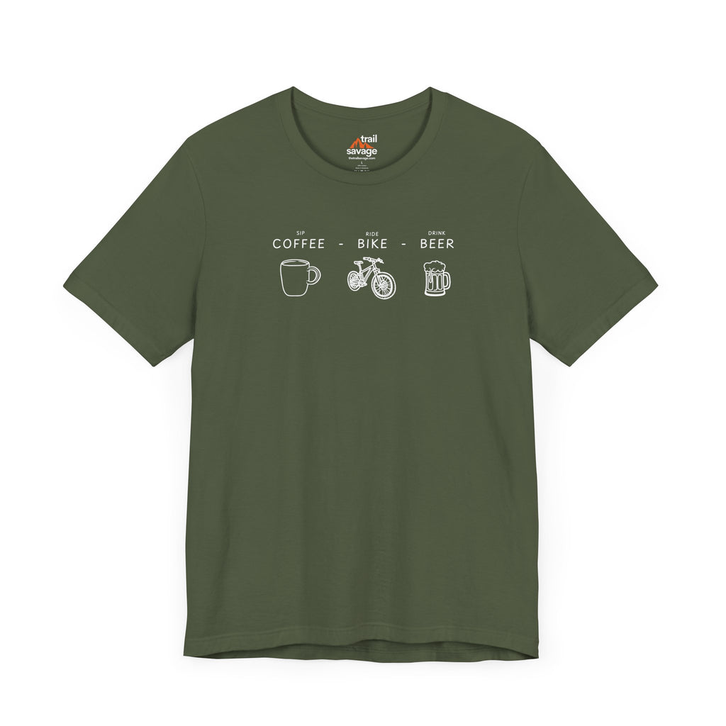 Coffee, Bike, Beer T-Shirt