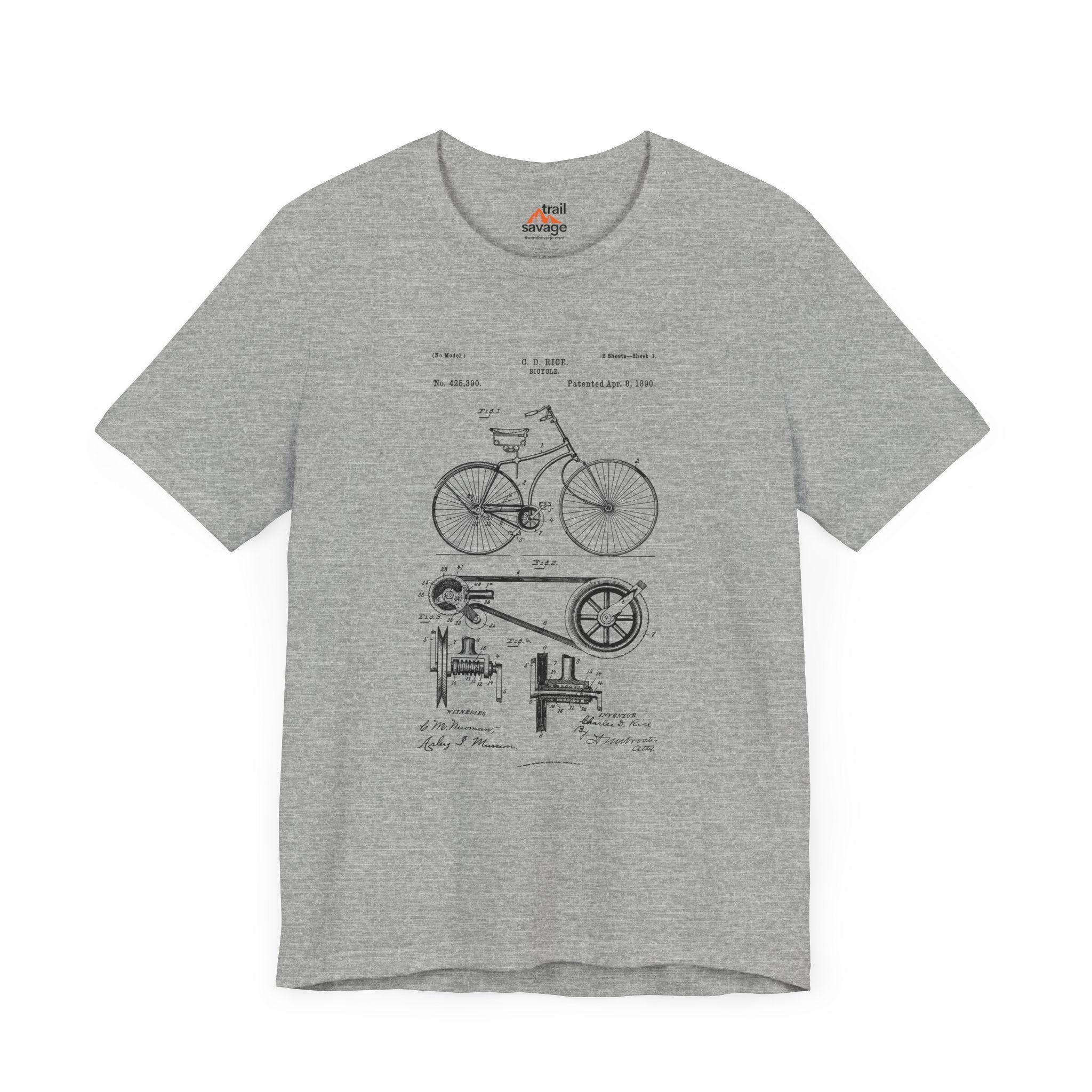 Bicycle Patent T-Shirt