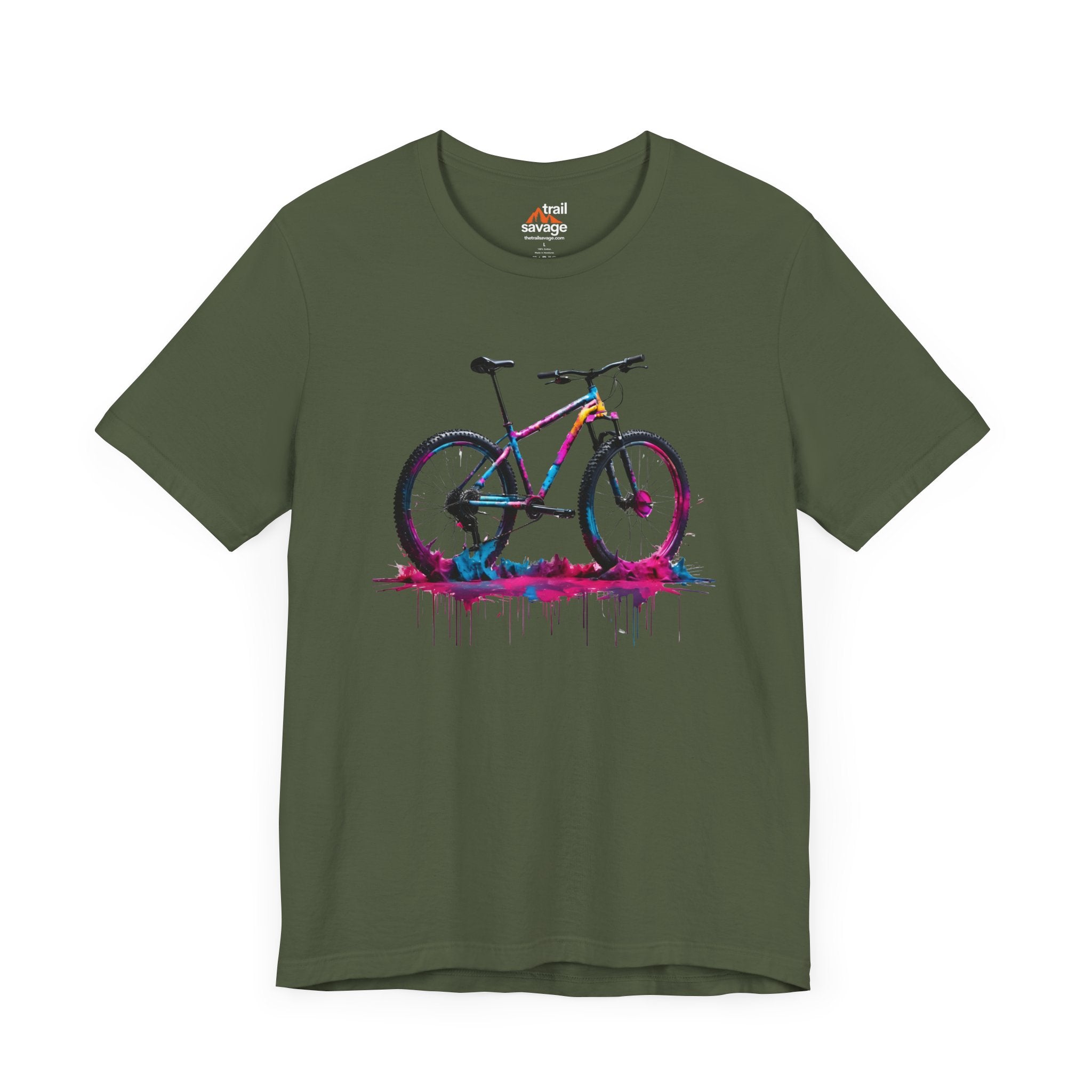 Color Drip Bike T-Shirt