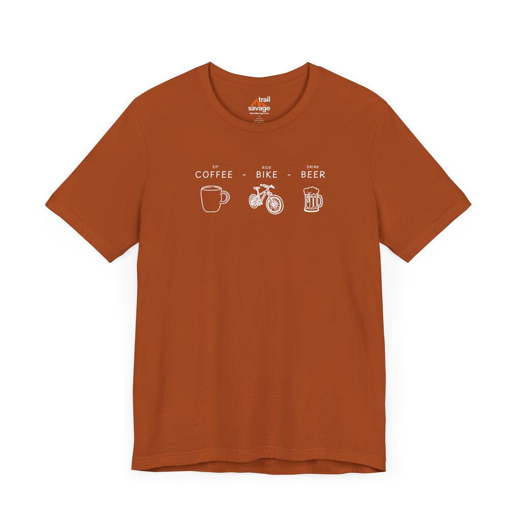 Coffee, Bike, Beer T-Shirt
